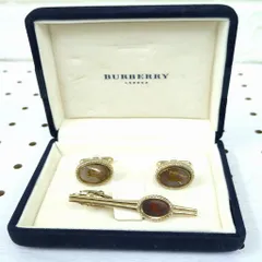 バーバリー 騎士 ネクタイピン カフリンクス セット ゴールドカラー
