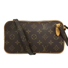 LOUIS VUITTON ルイ・ヴィトン ポシェット・マルリーバンドリエール M51828 ショルダーバッグ モノグラムキャンバス ブラウン レディース【中古】【送料無料】