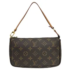 LOUIS VUITTON ルイ・ヴィトン ポシェット・アクセソワール M51980 ポーチ モノグラムキャンバス ブラウン レディース【中古】【送料無料】