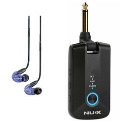 《在庫あり 即納可能》 NUX ニューエックス Mighty Plug Pro MP-3 + SHURE SE215SPE-PL-A (パープル) カナル型 高遮音性 イヤホン
