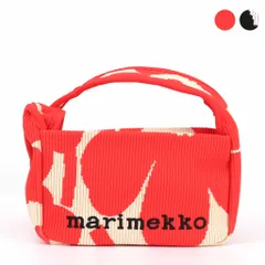 マリメッコ MARIMEKKO バッグ ショルダーバッグ KNITTED MINI UNIKKO SHOULDER BAG [ミニウニッコショルダーバッグ] レディース 094147 PINK/BEIGE_(380)