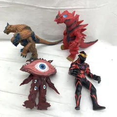 【中古】EC)現状品)ウルトラ怪獣ソフビ4体セット①[91]