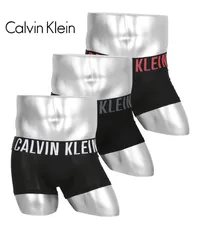 新品 未使用 並行輸入 Calvin Klein カルバンクライン 下着 【3枚セット】Intense Power Micro メンズ ローライズ ボクサーパンツ 510973 ブラックバーミリオンセット