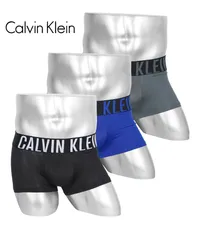 新品 未使用 並行輸入 Calvin Klein カルバンクライン 下着 【3枚セット】Intense Power Micro メンズ ローライズ ボクサーパンツ 510973 ブラックロイヤルブルーセット