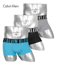 新品 未使用 並行輸入 Calvin Klein カルバンクライン 下着 【3枚セット】Intense Power Micro メンズ ローライズ ボクサーパンツ 510973 ブラックブルーセット