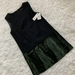 fontana grande ノースリーブ　ワンピース　バイカラー　切り替え