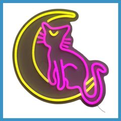 ルナ セーラームーン ネオンライト 大きい USB 国内 25cm【残5限定