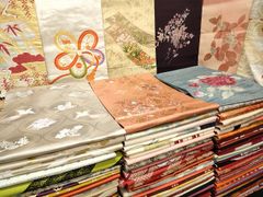 平和屋着物◎六通柄袋帯 唐織 正倉院花文 銀糸 正絹 逸品 AABC1531dt