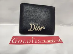 Dior ディオール レザーコンパクト ウォレット 二つ折り財布 財布 シンプル M-1802