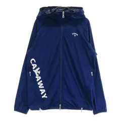 サイズ：M CALLAWAY キャロウェイ  フード付き ジップジャケット  ネイビー系 [240101339191] ゴルフウェア レディース ストスト