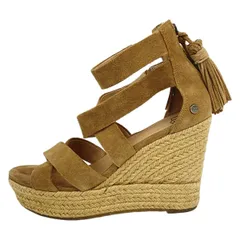 UGG(アグ) サンダル 22.5 レディース - 1019895 ブラウン タッセル