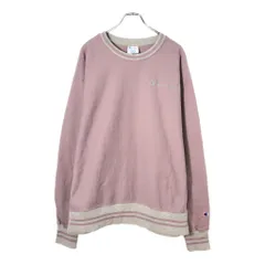 Champion チャンピオン REVERSE WEAVE リバースウィーブ スウェット ラインリブ パープル(メンズ XL)中古 古着 X1937
