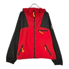 90年代 Marlboro マルボロ ナイロンジャケット レッド(メンズ XL)中古 古着 X1941