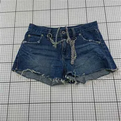 ◇ ⊂ スパイラルガール SPIRALGIRL デニムショートパンツ Mサイズ レディース E  【1512190013795】