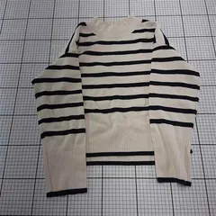 ◇ ⊇ グローバルワーク GLOBAL WORK ボーダーニットセーター Mサイズ レディース E  【1512190006810】