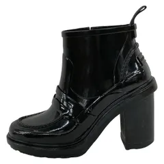 HUNTER(ハンター) レインブーツ EU 36 レディース - 黒 ローファーデザイン