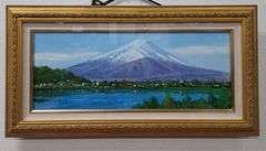 絵画・額縁・油絵・小林幸三・神戸港・F6号・ポートタワー