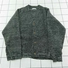 ◇ ⊇ ウィゴー WEGO ニットカーディガン Mサイズ ブラック系 メンズ E  【1512190012729】