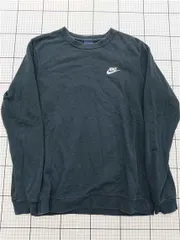 ◇ Θ ナイキ NIKE クルーネック スウェット ブラック系 メンズ Mサイズ E  【1512190007862】