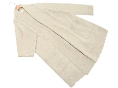 CHRISTIAN AUJARD クリスチャンオジャール ウール100% ロング カーディガン size9AT/グレー ◇■ レディース