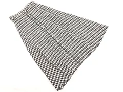 31 Sons de mode トランテアンソンドゥモード チェック フロントボタン ロング スカート size36/白ｘ黒 ◇■ レディース