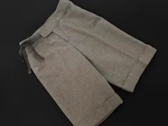 COMME CA ISM コムサイズム ウール混 ハーフ パンツ sizeS/グレー ◇■ レディース