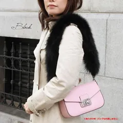 新品 バッグストラップ ロングファー レディース  バッグハンドル 付け替えハンドル リアルフォックスファー ショルダーストラップ bag