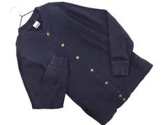 Champion チャンピオン スウェット スナップボタン ジャケット sizeL/紺 ■◇ レディース