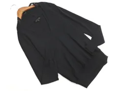 iCB アイシービー ウール混 フェイクレイヤード Vネック ニット セーター sizeS/黒 ◇■ レディース