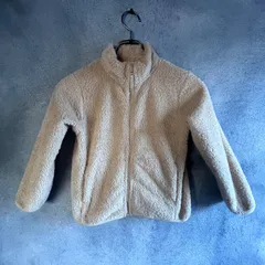 UNIQLO/ユニクロ キッズ フリースジャケット 120サイズ ベージュ
