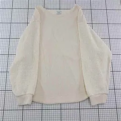 ◇ ⊇ アーバンリサーチドアーズ URBAN RESEARCH DOORS 異素材切替ニットプルオーバー アイボリー系 レディース E  【1512190014945】