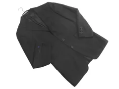 BURBERRY バーバリー BLACK LABEL ブラックレーベル 羊毛100% チェック テーラード ジャケット 黒 ◇■ メンズ