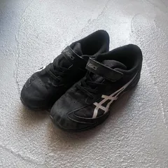 asics/アシックス レーザービーム キッズ スニーカー 21cm ブラック ベルクロ SJ-MG