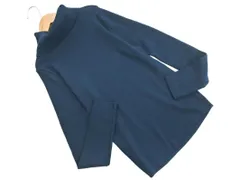 KUMIKYOKU 組曲 ウール100% ニット タートルネック カットソー size2/緑 ◇■ レディース