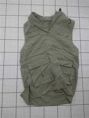 ◇ Θ アンスドゥ ELVENCE DEUX ベスト M〜L カーキ系 レディース E  【1512190015638】