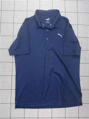 ◇ ⊂ プーマ PUMA ポロシャツ ネイビー系 メンズ Lサイズ E  【1512190015515】