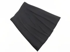 UNTITLED アンタイトル ウール混 フレア スカート size4/濃紺 ◇■ レディース