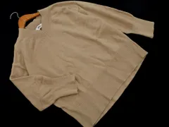 AZUL BY MOUSSY アズールバイマウジー Vネック ニット セーター sizeM/ライトベージュ ◇■ レディース