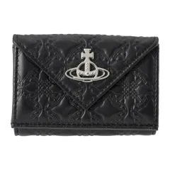 新品 ヴィヴィアン ウエストウッド Vivienne Westwood 3つ折り財布 ブラック