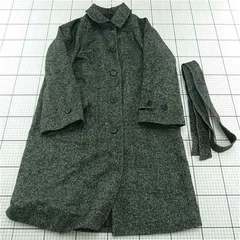 ◇ ⊇ ユニクロ UNIQLO ウールブレンドコート グレー系 レディース 8サイズ E  【1512220072655】