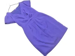 ROYAL PARTY ロイヤルパーティー ギャザー 結婚式二次会 ドレス ワンピース size38/青 ■■ レディース