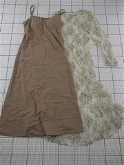 ◇ ⊂ ナイロ nairo MOP2301007 レースワンピース SSサイズ ベージュ系 レディース E  【1512190016307】