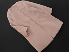 MAJESTIC LEGON マジェスティックレゴン ノーカラー コート sizeF/ピンク ◇■ レディース