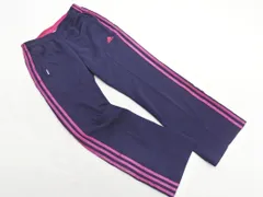 adidas アディダス トラック パンツ sizeS/紺 ◇■ レディース