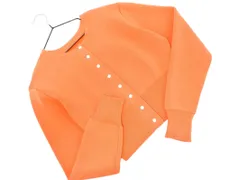 COCODEAL ココディール ショート丈 ニット カーディガン size2/オレンジ ◇■ レディース