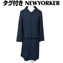 【タグ付き未使用】ニューヨーカー スカートセットアップ 長袖 13AR 総柄