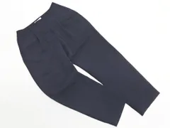 NATURAL BEAUTY BASIC ナチュラルビューティーベーシック タック テーパード パンツ sizeXS/紺 ■■ レディース