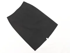 COMME CA DU MODE コム サ デ モード ウール100% タイト スカート size9/黒 ■■ レディース