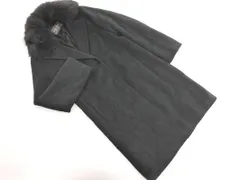 a day in the life アデイインザライフ ユナイテッドアローズ フェイクファー チェスター コート size38/グレー ◇■ レディース