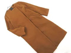 KBF ケービーエフ アーバンリサーチ ウール混 ノーカラー コート sizeONE/茶 ◇■ レディース